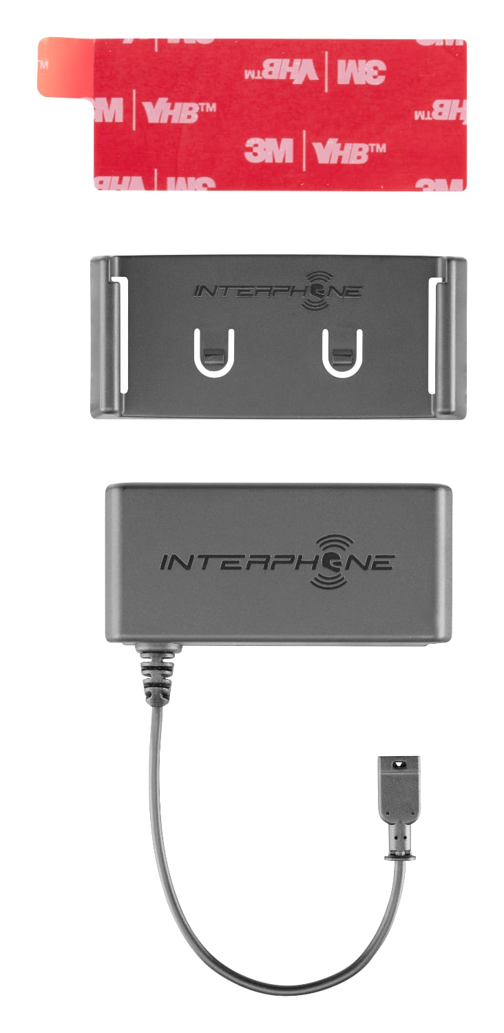 Interphone Batteria 900 mAh UCOMBAT900: batteria con adesivo e supporto