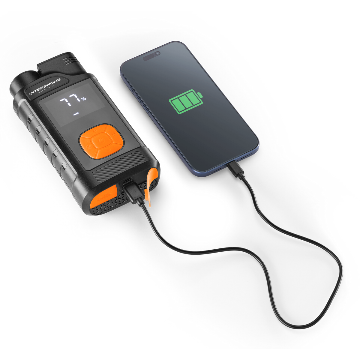 Interphone Air Pump Power Avviatore di Emergenza con Compressore INTERPHOAIRPUMP6KJ: ricarica del telefono come power bank