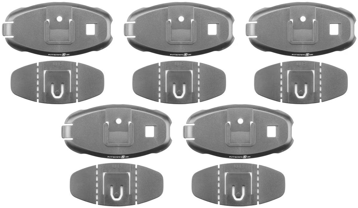 Interphone Kit 5 pezzi staffe adesive Active/Connect KITADBRACKETF10SP: cinque staffe adesive