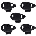 Interphone Kit Staffe Adesive di Ricambio per Interfoni Serie MC, XT, F5, F5S KITADBRACKETMCSP: cinque staffe adesive nere della serie MC, fondo bianco