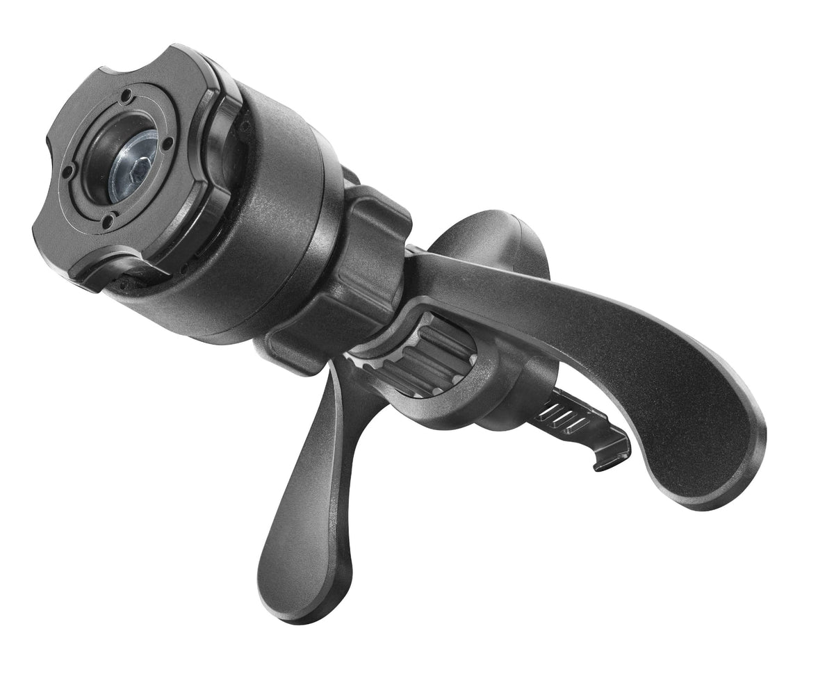 Interphone Quiklox Supporto Smartphone per Bocchetta Aria Auto SAQUIKLOXAIRVENT: supporto per bocchetta vista di tre quarti