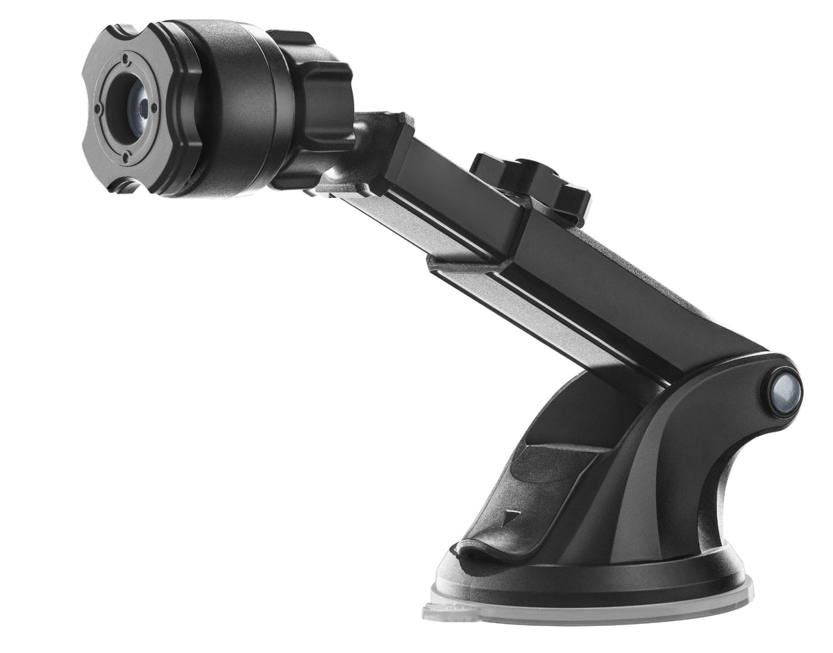 Interphone Quiklox Supporto Smartphone a Ventosa per Auto SAQUIKLOXSUCTIONCP: supporto a ventosa con braccio