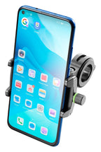 Interphone Moto Crab Evo Supporto Telefono in Alluminio SMMOTOALU: supporto con telefono inserito