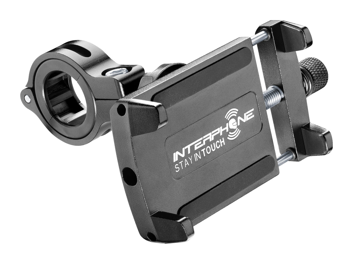 Interphone Moto Crab Evo Supporto Smartphone in Alluminio SMMOTOALU: vista di tre quarti