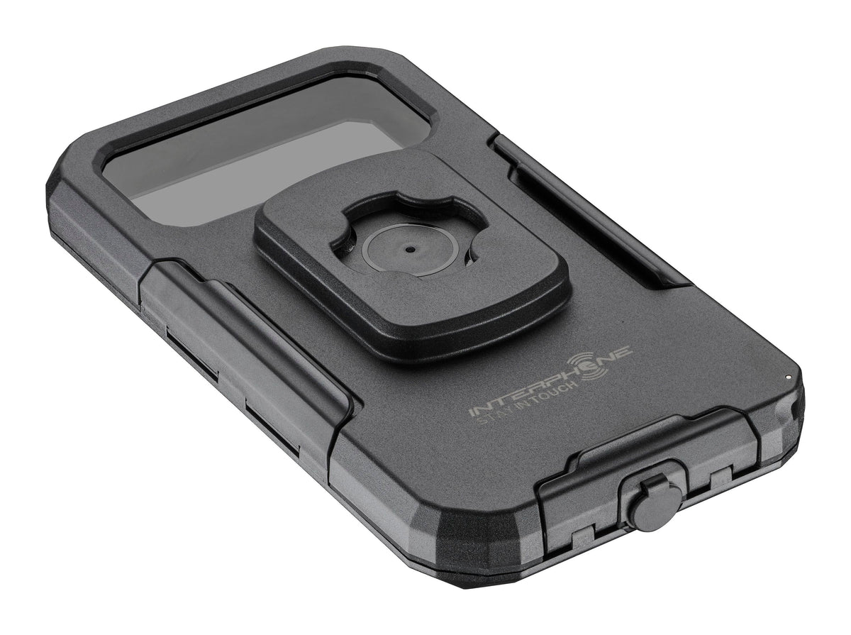 Interphone Quiklox Custodia Rigida Armor per Smartphone SMQUIKLOXARMORCASE: custodia vista posteriore con aggancio