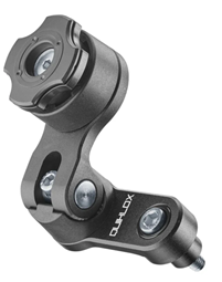 Interphone Quiklox Supporto Telefono da Riser Manubrio SMQUIKLOXBARCLAMP: vista di tre quarti