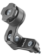 Interphone Quiklox Supporto Telefono da Riser Manubrio SMQUIKLOXBARCLAMP: vista di tre quarti