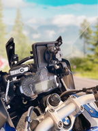 Interphone Quiklox Supporto Telefono per Attacco Navigatore BMW SMQUIKLOXBMWCRADLE: supporto montato su moto BMW
