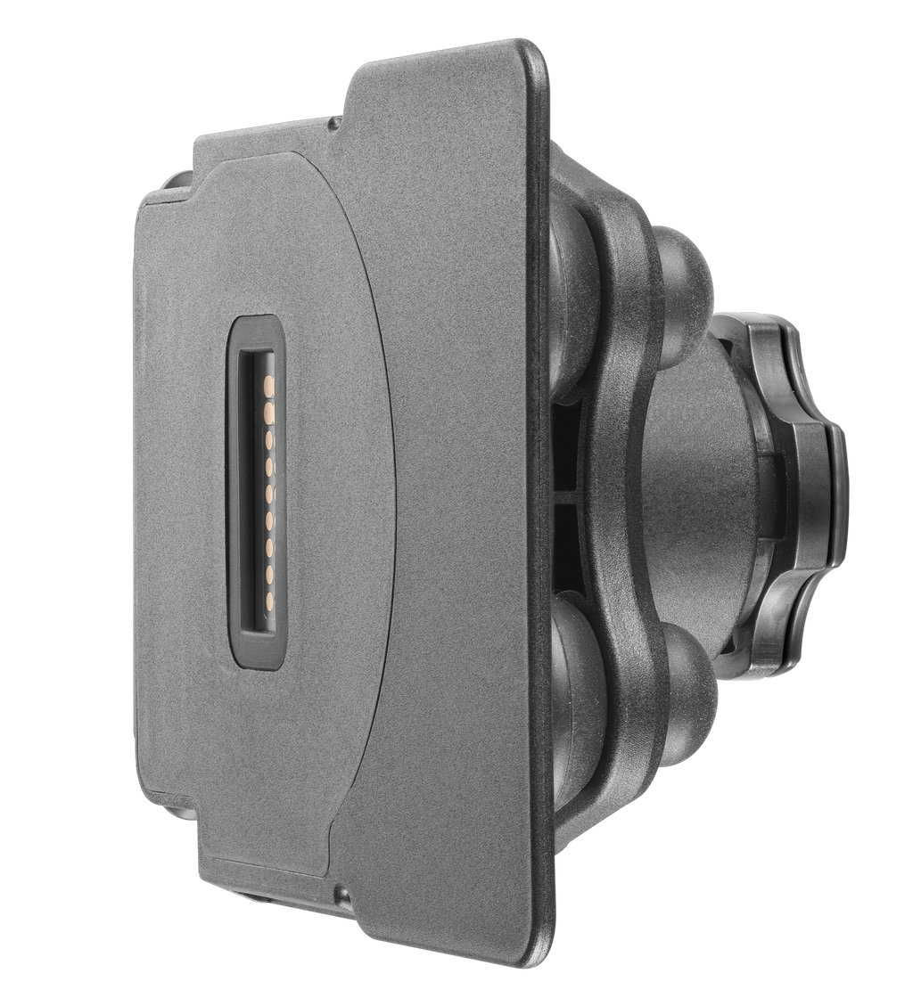Interphone Quiklox Supporto Telefono per Attacco Navigatore BMW SMQUIKLOXBMWCRADLE: supporto vista posteriore con contatti