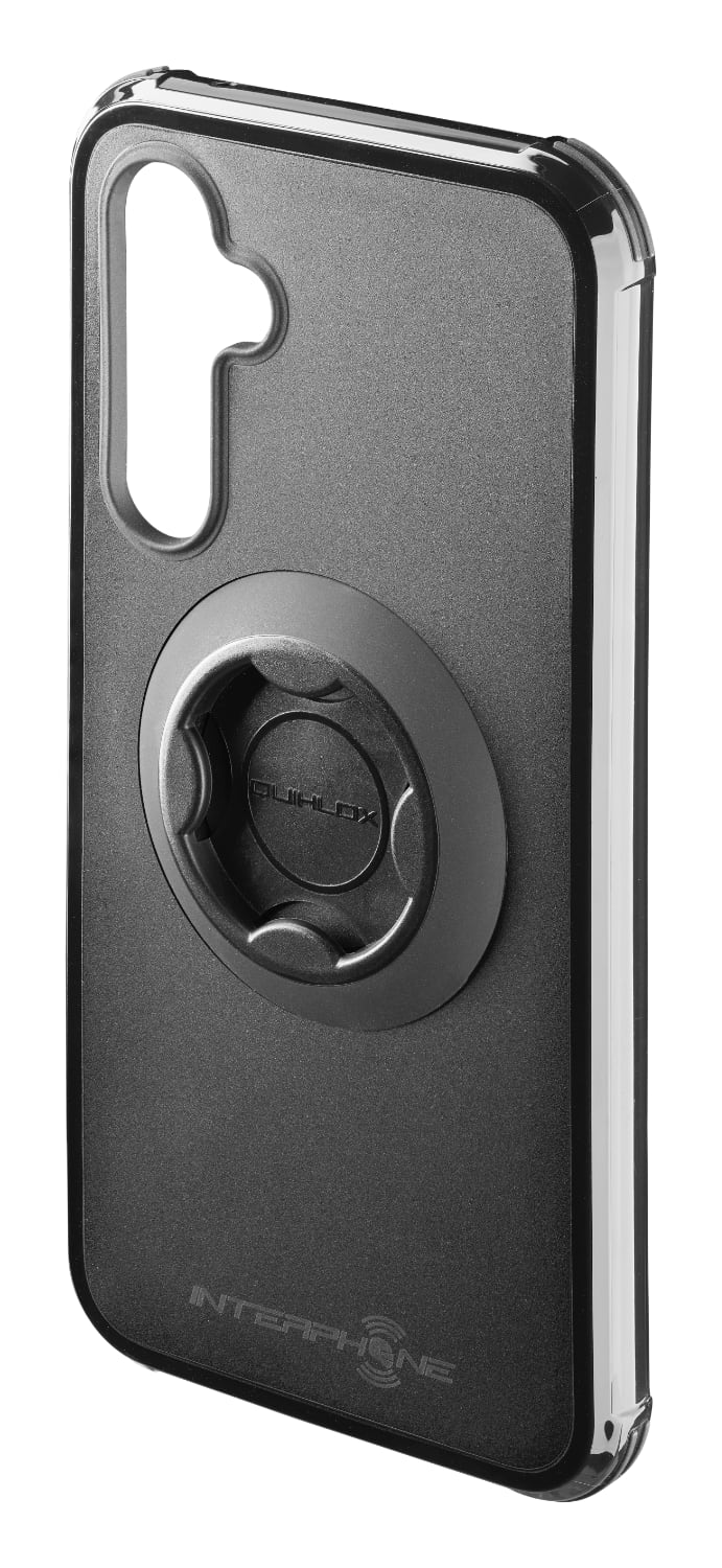Interphone Quiklox Custodia Tetraforce per Samsung Galaxy S25+ SMQUIKLOXSAMS25PTE: dettaglio dell'aggancio Quiklox