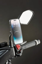 Interphone Quiklox Supporto da Specchietto per Telefono SMQUIKLOXSMALLBAR: telefono sul supporto da specchietto