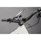 Interphone Quiklox Supporto Telefono Attacco Manubrio Bici SMQUIKLOXSTEMMOUNT: telefono sul supporto, vista laterale