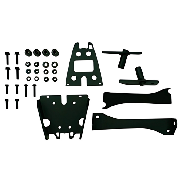 Kit fissaggio Kappa 1102KIT: staffe in metallo, viteria e distanziali per telaietti TE1102K su Honda Hornet 600 e CBR 600 F 2011-2013