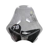 Cupolino 7407AS trasparente con serigrafia 78, 48 x 43,5 cm, per Ducati Scrambler 400 e Icon 800, foto del prodotto