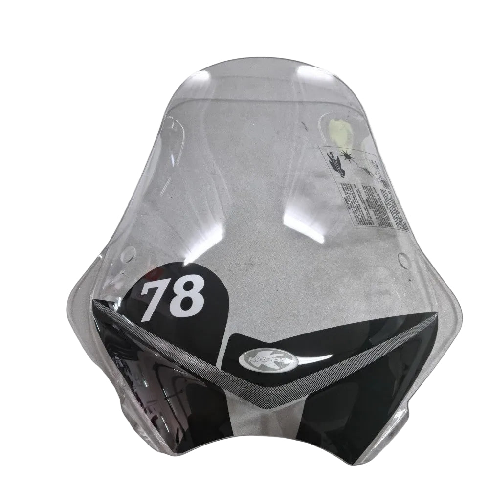 Cupolino 7407AS trasparente con serigrafia 78, 48 x 43,5 cm, per Ducati Scrambler 400 e Icon 800, foto del prodotto