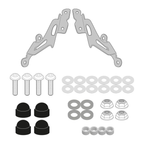 Schema di montaggio del kit attacchi Kappa A2166AK per cupolino 2166AK, Yamaha MT 125