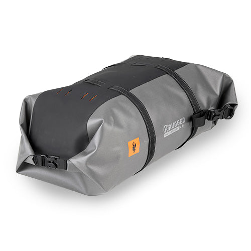 Kappa AV03 borsone da sella K'Rugged 45 litri grigio e nero impermeabile con chiusura a rotolo, foto ufficiale Kappa