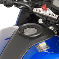 Flangia Tanklock Kappa BF05K montata sul serbatoio di una Yamaha blu, foto del prodotto