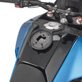 Flangia Tanklock Kappa BF89K montata sul serbatoio di una CFMoto 450 MT, foto ufficiale Kappa