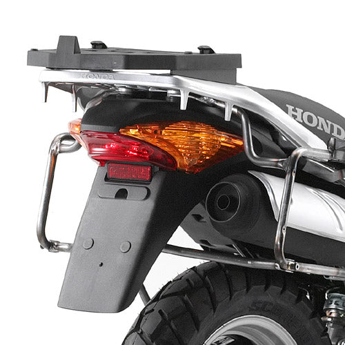 Attacco posteriore Kappa K213 con piastra MONOKEY montato su Honda XL 650 V Transalp, bauletto non incluso, foto ufficiale Kappa