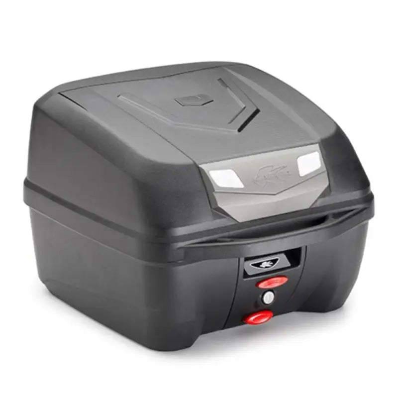 Kappa K320N Cube bauletto MONOLOCK 32 litri nero con inserto argento satinato, foto ufficiale Kappa