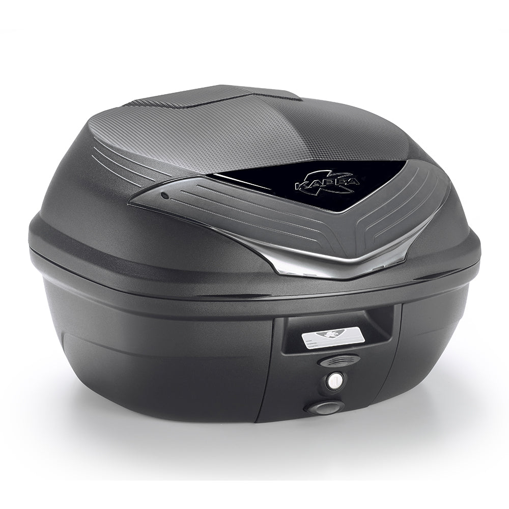 Kappa K355NT2 bauletto MONOLOCK 35 litri nero con catadiottro fumé, foto ufficiale Kappa