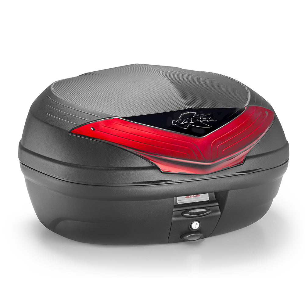 Kappa K466N2 bauletto MONOLOCK 46 litri Urban nero con catadiottro rosso, foto ufficiale Kappa