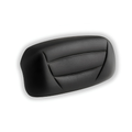 Schienalino passeggero Kappa K621 in poliuretano espanso nero per bauletti Kappa K42 e K52