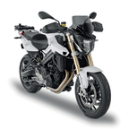 BMW F 800 R con cupolino fumé Kappa KA5118 montato, vista d'insieme della moto, foto del prodotto