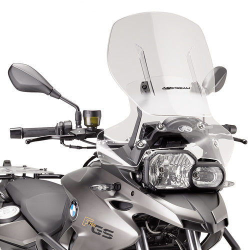 Cupolino scorrevole Kappa KAF5107 Airstream trasparente montato su BMW F 700 GS, foto ufficiale Kappa