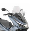 Parabrezza Kappa KD1216ST trasparente 64x50 cm montato su Honda PCX 125 del 2025, foto del prodotto