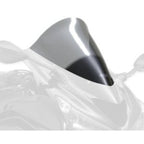 Cupolino fumé gemello Givi D4106S del Kappa KD4106S sul frontale della Kawasaki ZZR 1400 dal 2012, foto del prodotto