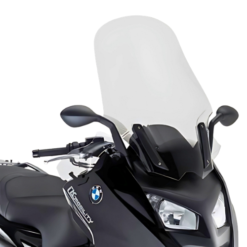 Parabrezza Kappa KD5105ST trasparente con paramani per BMW C 600 Sport 2012-2015, foto del prodotto