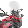 Cupolino Kappa KD7416ST trasparente 56x42 cm montato su Ducati Multistrada V2, foto ufficiale Kappa