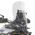 Cupolino Kappa KD9264ST trasparente 37,5x35 cm montato su Voge Valico 800 Rally 2025-2026, foto ufficiale Kappa