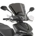Cupolino Kappa KD9265S fumé 24,5x48 cm montato su Voge SR16 125-200, foto ufficiale Kappa