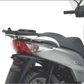 Attacco posteriore Kappa KE2190 nero montato su Honda SH 125i 150i 2005-2008, bauletto non incluso, foto ufficiale Kappa
