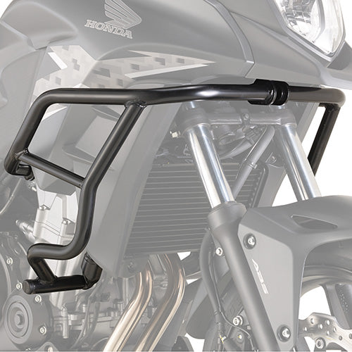 Paramotore Kappa KN1121 tubolare nero Ø 25 mm montato su Honda CB 500 X, foto ufficiale Kappa