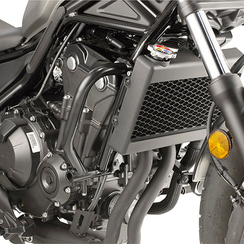 Paramotore Kappa KN1160 tubolare nero Ø 25 mm montato su Honda CMX 500 Rebel, foto del prodotto