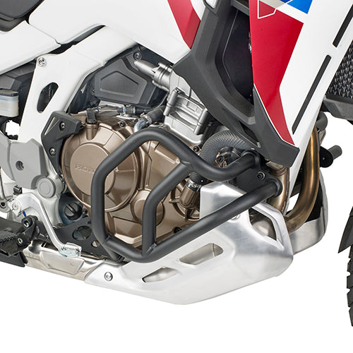 Paramotore Kappa KN1178 tubolare nero Ø 25 mm montato su Honda CRF1100L Africa Twin, foto ufficiale Kappa