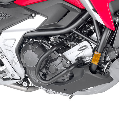 Paramotore Kappa KN1192 tubolare nero Ø 25 mm montato su Honda NC 750 X, foto ufficiale Kappa