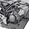Paramotore Kappa KN1199 tubolare nero Ø 25 mm montato su Honda CB 125 R, foto ufficiale Kappa
