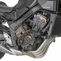 Paramotore Kappa KN1208 tubolare nero Ø 25 mm montato su Honda CB 650 R, foto ufficiale Kappa