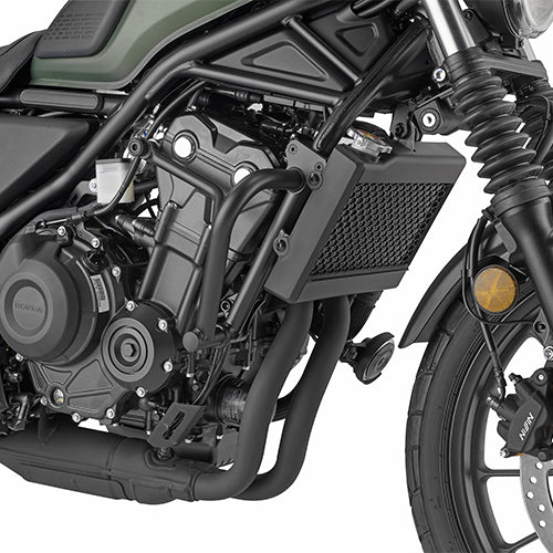 Paramotore Kappa KN1210 tubolare nero Ø 25 mm montato su Honda CL 500, foto ufficiale Kappa