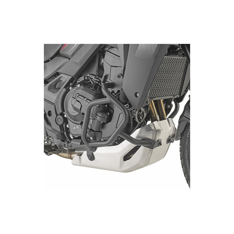 Paramotore Kappa KN1222 tubolare nero Ø 25 mm montato su Honda XL 750 Transalp E-Clutch, foto del prodotto