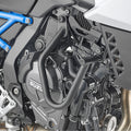 Paramotore Kappa KN3126 tubolare nero Ø 25 mm montato su Suzuki GSX-8S, foto del prodotto
