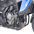 Paramotore Kappa KN3127 tubolare nero Ø 25 mm montato su Suzuki V-Strom 800SE, foto ufficiale Kappa