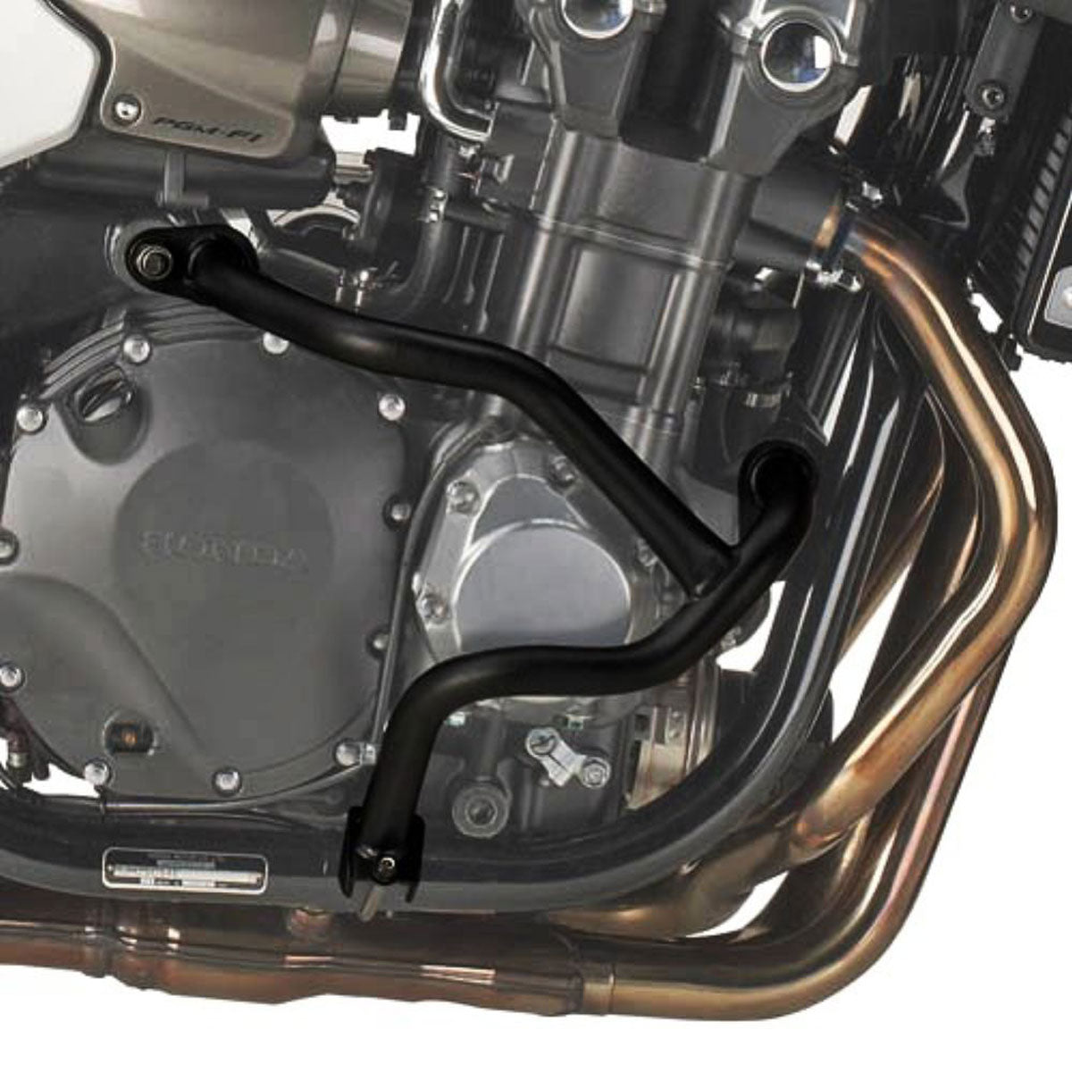 Paramotore Kappa KN452 tubolare nero Ø 25 mm montato su Honda CBF 1000, foto del prodotto