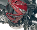 Paramotore Kappa KN454 tubolare nero Ø 25 mm montato su Honda XL 1000 V Varadero, foto ufficiale Kappa