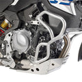 Paramotore Kappa KN5129OX tubolare in acciaio inox Ø 25 mm montato su una BMW della serie F GS, foto del prodotto